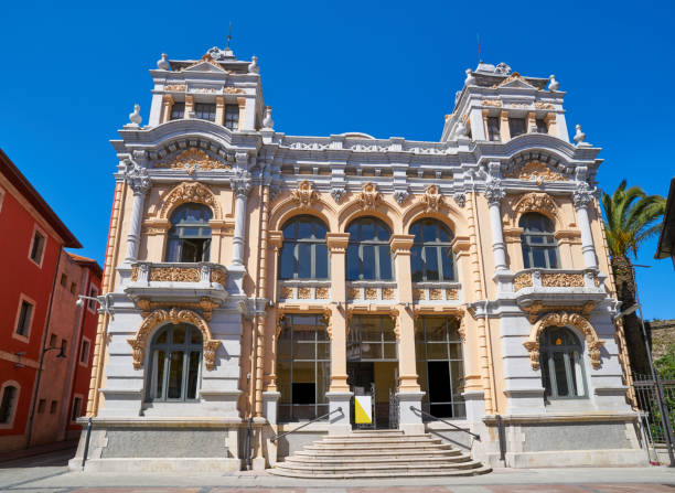 istock Llanes post office correos building in Asturias Spain 1153634428