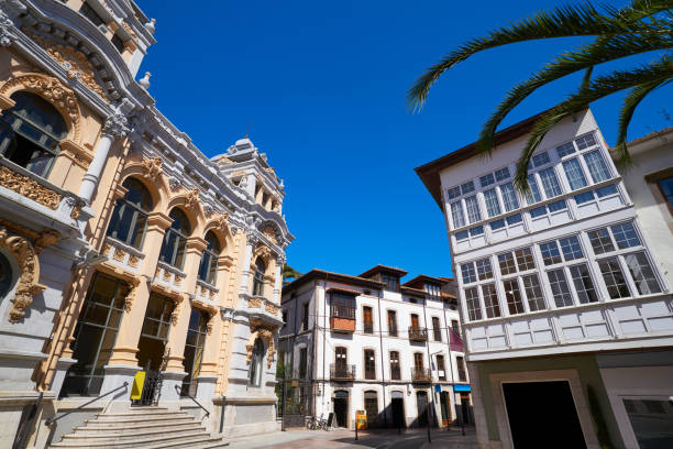 istock Llanes post office correos building in Asturias Spain 1153634525