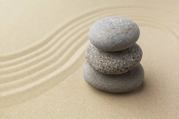 istock zen garden meditation stone background 1153637526