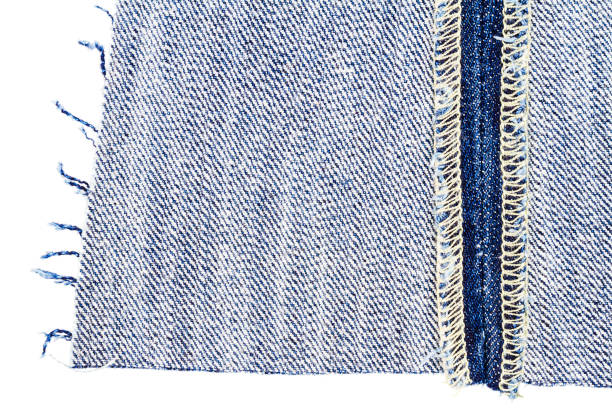 piece of blue jeans fabric - ringside imagens e fotografias de stock