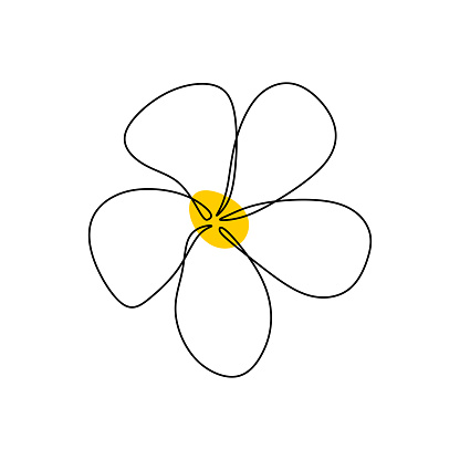 istock Jasmine continuous one line drawing balinese flower minimalist design 1153639772