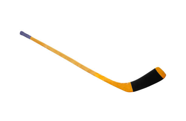 istock Ice hockey stick isolated on white background 1153642632