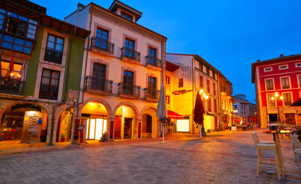 istock Llanes village sunset in Asturias Spain 1153642800