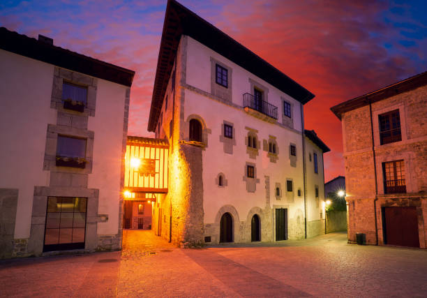 istock Llanes village sunset in Asturias Spain 1153643065