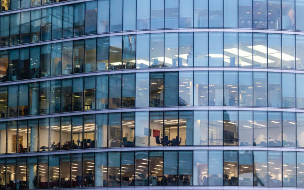 istock Background of window office building 1153643910
