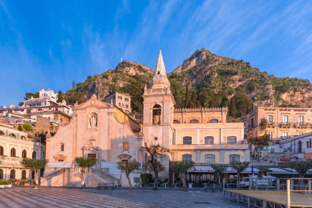 istock Piazza IX Aprile, Taormina, Sicily, Italy 1153646709