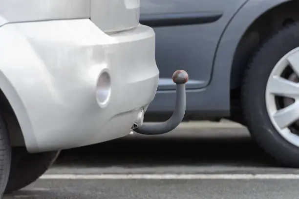 Photo of car hitch close-up