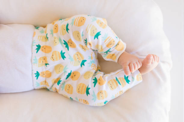 Pineapple Pants on Baby Legs