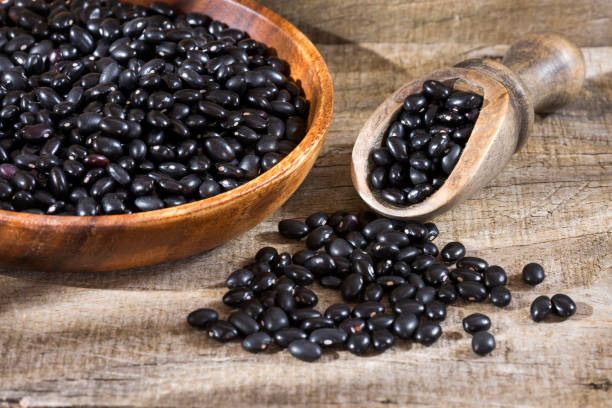 istock Raw black beans - Phaseolus vulgaris' Black turtle 1153658544