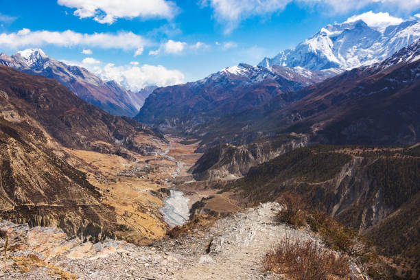 istock Annapurna circuit trek. Himalayan mountains, Nepal 1153664507