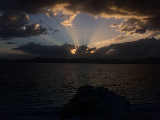 istock Sunset near Salda Lake in Burdur 1153666347