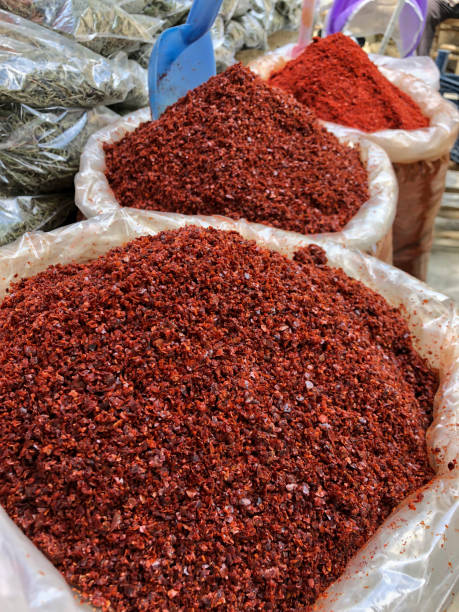 istock flaked red pepper in the bazaar in Turkey 1153669026