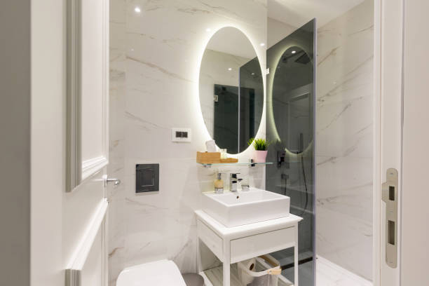 istock Interior of a luxury hotel bathroom 1153669062