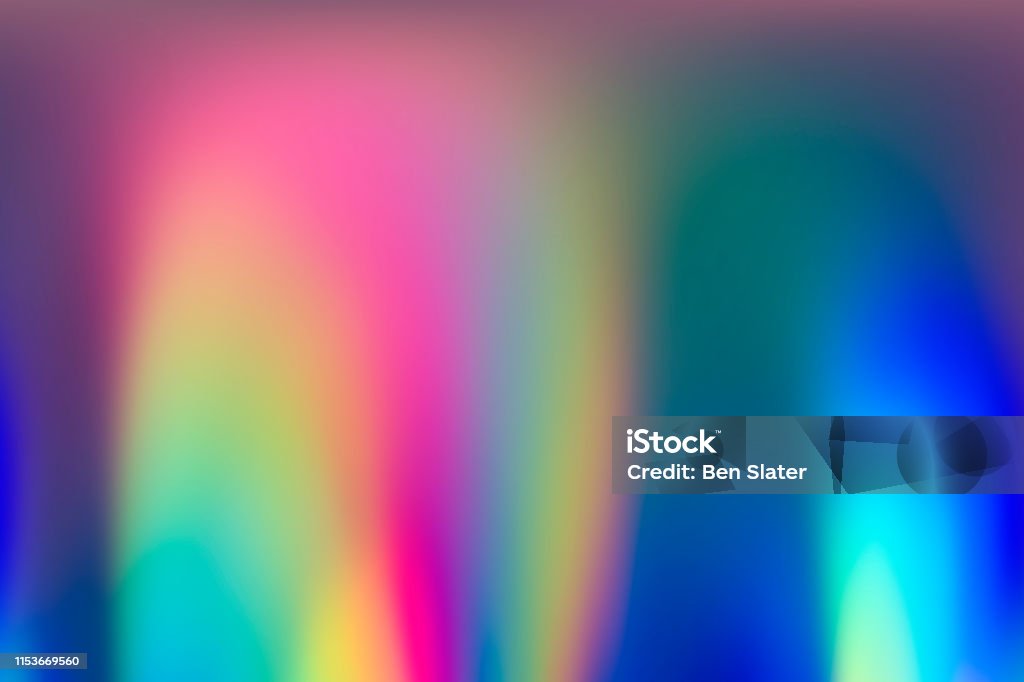 Abstract vaporwave holographic background image of spectrum colors Spectrum abstract vaporwave holographic background, trendy colorful backdrop in pastel neon color. For creative design cover, CD, poster, book, printing, gift card, fashion web and print Color Gradient Stock Photo
