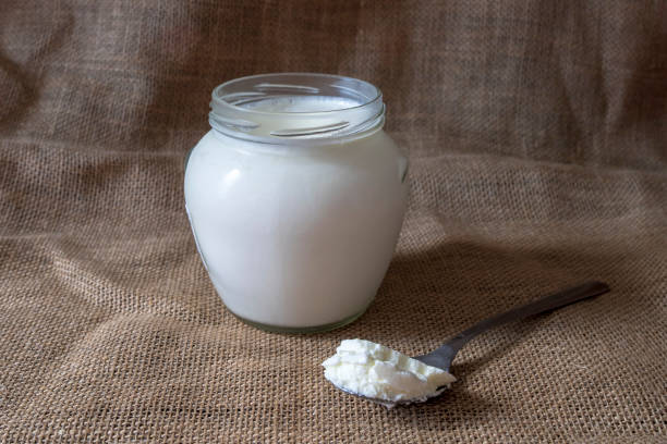 istock a sheep yoghurt pots from Bulgaria 1153673979