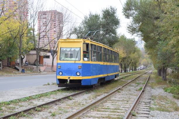 istock Tram in Vladivostok, Russia 1153674318
