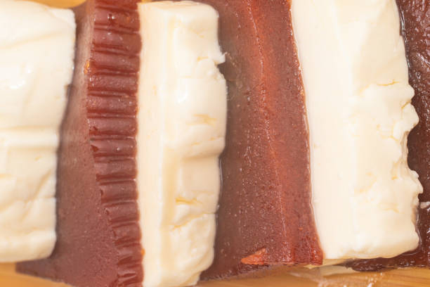 istock Brazilian Minas Cheese with Goiabada, Guava Dessert. 1153676112