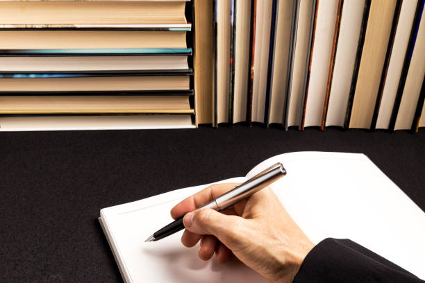 Reference book and writing instrument