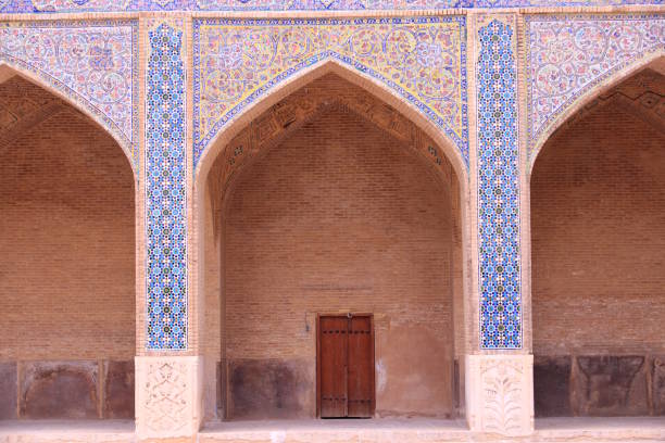 istock Tiled Facade of Vakil mosque, Shiraz 1153676816