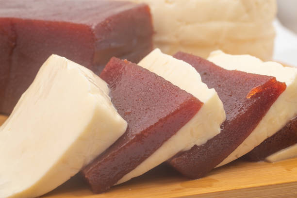 istock Brazilian Minas Cheese with Goiabada, Guava Dessert. 1153676862
