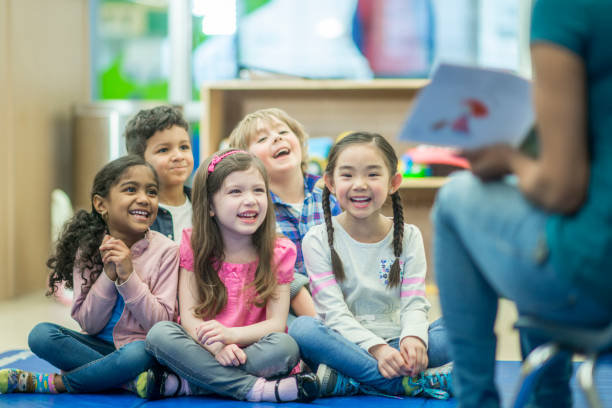 istock Kindergarten children in the classroom 1153679377