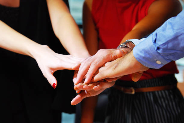 istock Close-up handshake for business teamwork concept in the offices. 1153687732