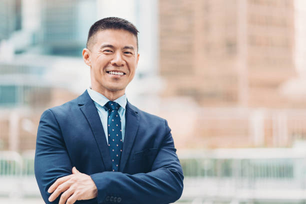 istock Confident Asian ethnicity businessman 1153689517