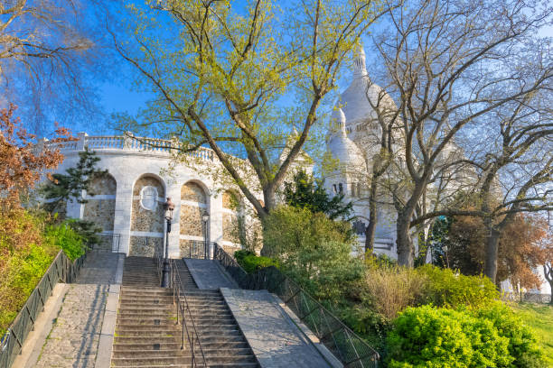 istock Paris, Montmartre, romantic staircase 1153690873