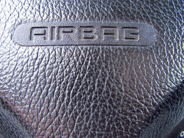 istock Car interior close up airbag 1153690888