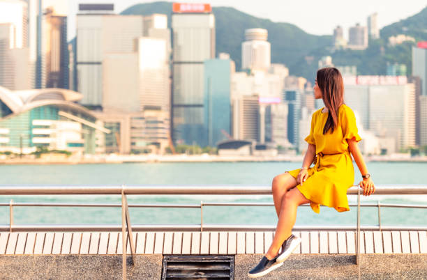 istock Visiting Hong Kong - Victoria Harbour waterfront 1153691271