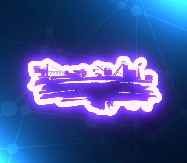 istock Energy and Power icons set. Brush stroke 1153692549