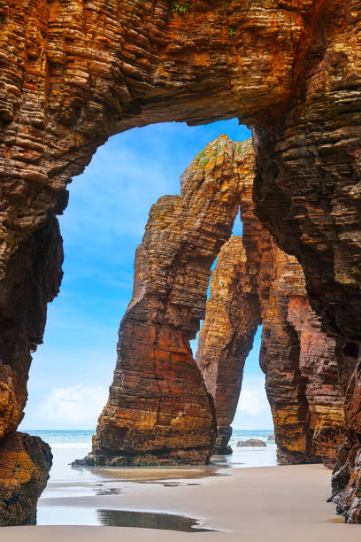 istock Playa Las Cathedrals Cathedral beach in Galicia Spain 1153693581