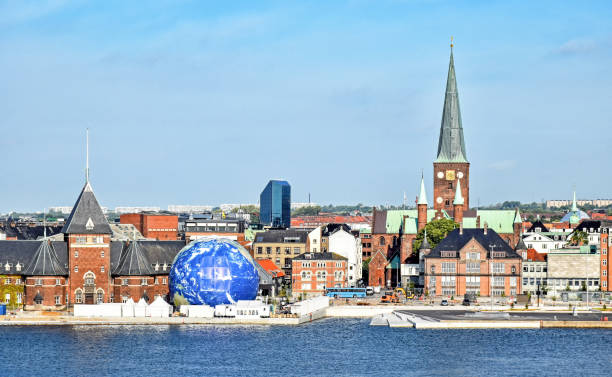 istock Cityscape of Aarhus in Denmark 1153695078