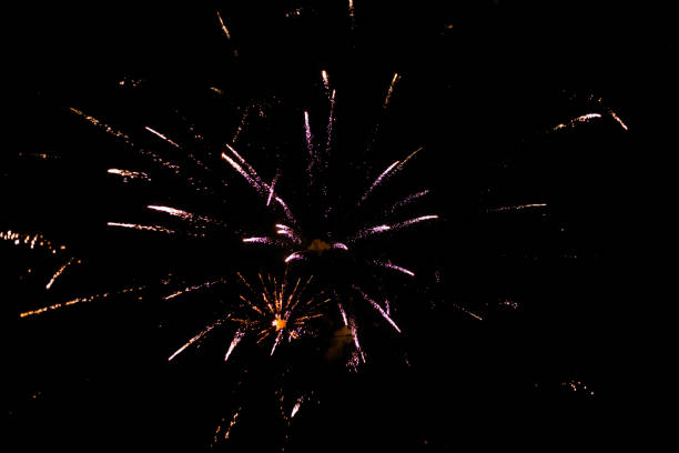 istock Fire works background mockup for desings. 1153701920