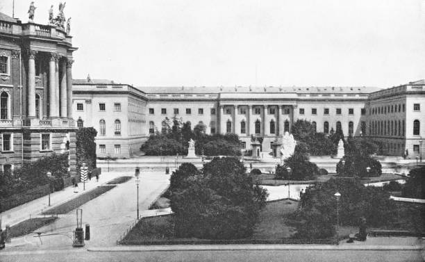 friedrich wilhelm university in berlin, germany - imperial germany 19th century - deutsches reich imagens e fotografias de stock