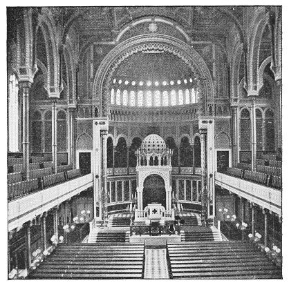 Neue Synagoge/New Synagogue in Berlin, Germany - Imperial Germany 19th Century