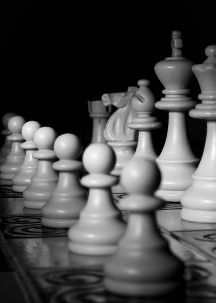 istock Chess photographed on a chessboard 1153704173