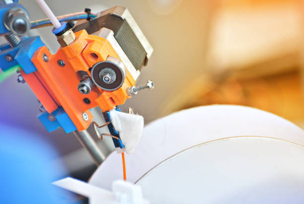 istock Electronics and robotics of handmade. Microcircuits and colored wires close up. Electronic devices and mechanisms are presented at the scientific exhibition. 1153704494