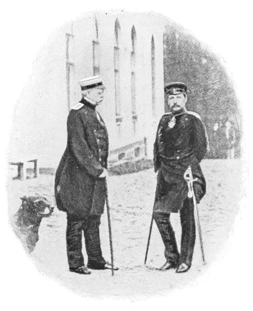 otto von bismarck and wilhelm ii, german emperor and king of prussia - imperial germany 19th century - deutsches reich imagens e fotografias de stock