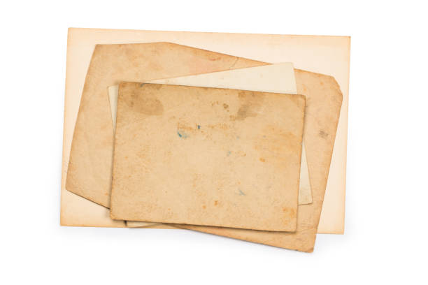 istock Stack of old photos with clipping path for the inside 1153706235
