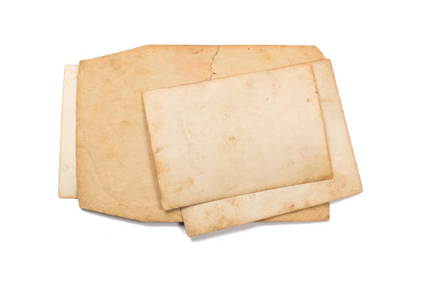istock Old photo frame. Vintage paper. Retro card 1153706531