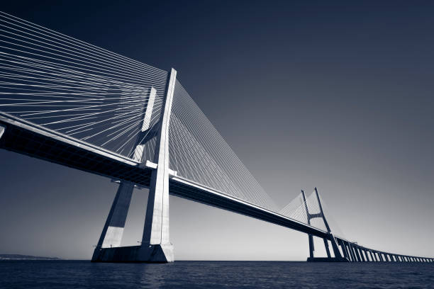 istock Vasco da Gama Bridge in Lisbon, Portugal 1153707535