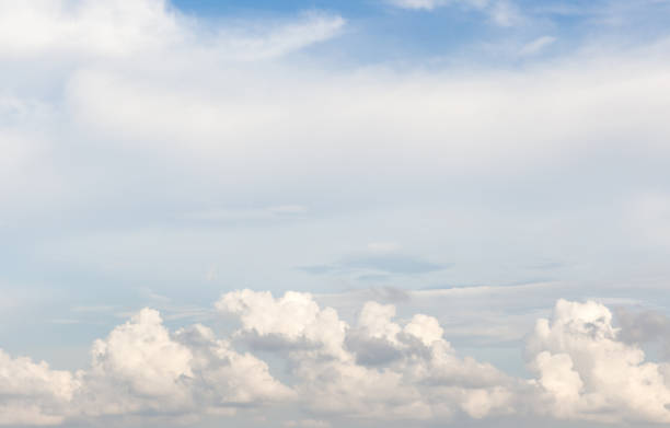 istock Blue sky with clouds background.Sky daylight. Natural sky composition. Element of design. 1153708090