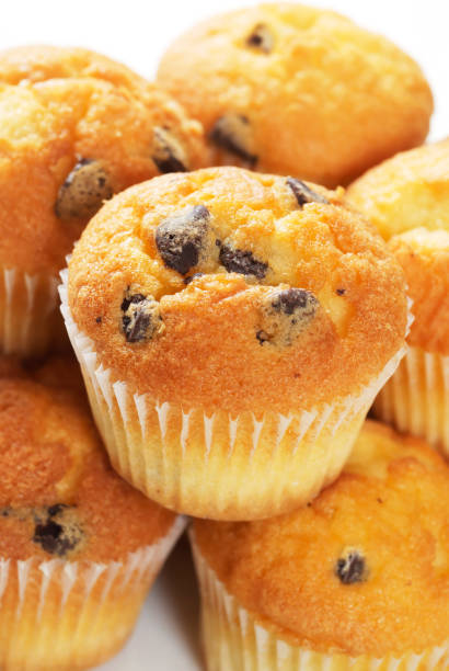 istock A pile of mini chocolate chip muffins, close-up 1153708755