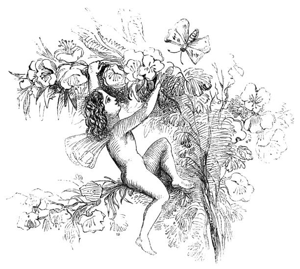 istock Fairy and Flowers - Works of William Shakespeare 1153711053