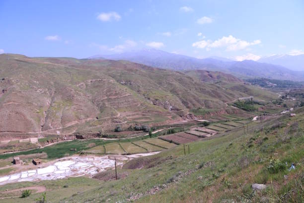 istock Old Salt Pans in Alborz Mountains - Alamut Valley 1153711486