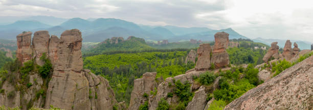 istock Panorama of formations at Belogradchik Rocks 1153714237
