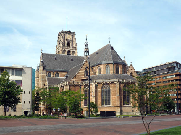 Gothic Laurenskerk in Rotterdam