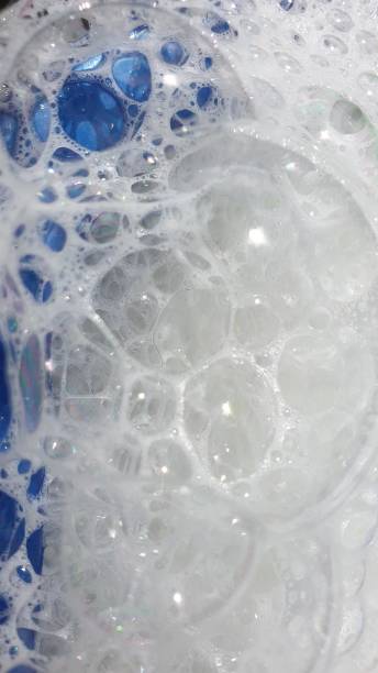 istock Soap suds and bubbles in close up 1153714692