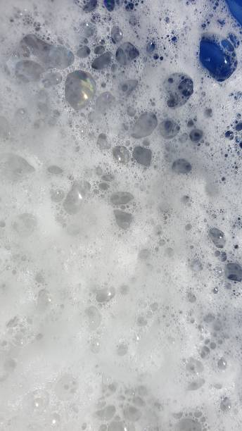 istock Soap suds and bubbles in close up 1153714699